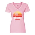thumbnail image 1 of Inktastic St Lucia Vacation Travel Cruise Women's V-Neck T-Shirt, 1 of 5
