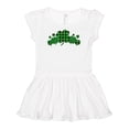 thumbnail image 1 of Inktastic St. Patrick's Day Clovers in Plaid Girls Baby Dress, 1 of 5