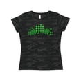 thumbnail image 1 of Inktastic St. Patrick's Day Clovers in Plaid Women's T-Shirt, 1 of 5