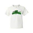 thumbnail image 1 of Inktastic St. Patrick's Day Clovers in Plaid Youth T-Shirt, 1 of 5