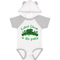 thumbnail image 1 of Inktastic St. Patrick's Day Cutest Clover in the Patch in Plaid Boys or Girls Baby Bodysuit, 1 of 5