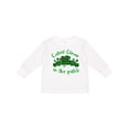 thumbnail image 1 of Inktastic St. Patrick's Day Cutest Clover in the Patch in Plaid Boys or Girls Long Sleeve Toddler T-Shirt, 1 of 5