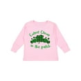 thumbnail image 1 of Inktastic St. Patrick's Day Cutest Clover in the Patch in Plaid Boys or Girls Long Sleeve Toddler T-Shirt, 1 of 5