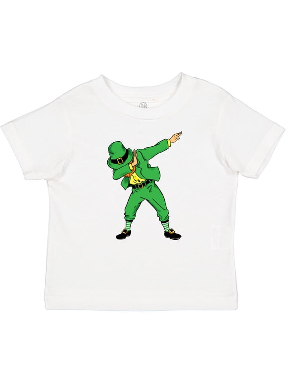 St. Patrick's Day Dabbing Leprechaun Boys or Girls Baby T-Shirt