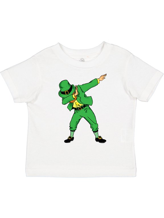 St. Patrick's Day Dabbing Leprechaun Boys or Girls Toddler T-Shirt