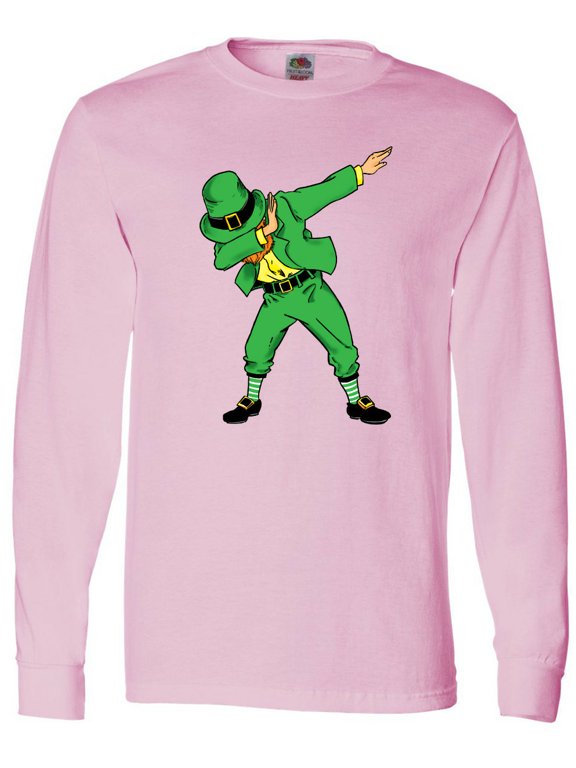 St. Patrick's Day Dabbing Leprechaun Long Sleeve T-Shirt