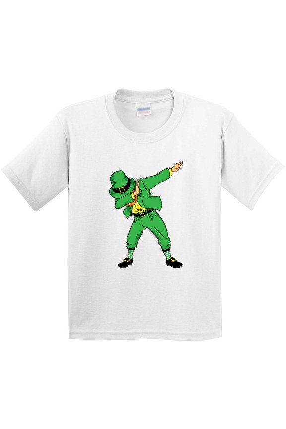 St. Patrick's Day Dabbing Leprechaun Youth T-Shirt