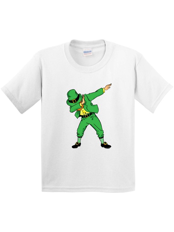 St. Patrick's Day Dabbing Leprechaun Youth T-Shirt