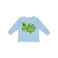 thumbnail image 1 of Inktastic St. Patrick's Day Hand Lettering with Green Top Hat Boys or Girls Long Sleeve Toddler T-Shirt, 1 of 5