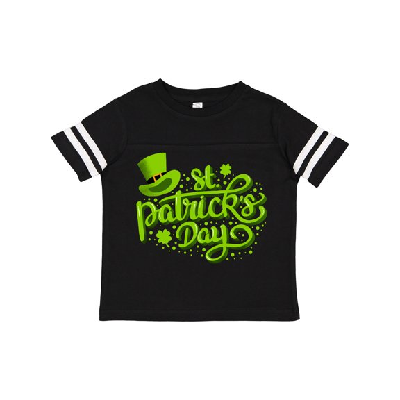 Inktastic St. Patrick's Day Hand Lettering with Green Top Hat Boys or Girls Toddler T-Shirt