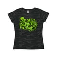 thumbnail image 1 of Inktastic St. Patrick's Day Hand Lettering with Green Top Hat Women's T-Shirt, 1 of 5