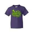 thumbnail image 1 of Inktastic St. Patrick's Day Hand Lettering with Green Top Hat Youth T-Shirt, 1 of 5