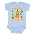 thumbnail image 1 of Inktastic St. Patrick's Day Happy Saint Purrtrick's Day Boys or Girls Baby Bodysuit, 1 of 5