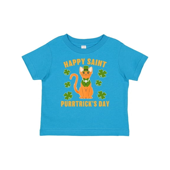 Inktastic St. Patrick's Day Happy Saint Purrtrick's Day Boys or Girls Baby T-Shirt
