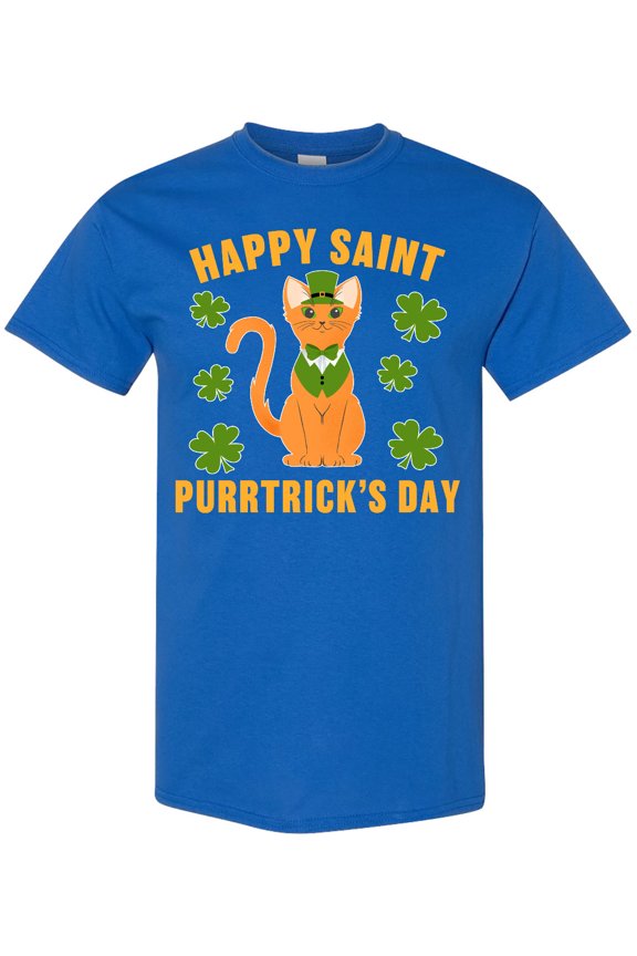 St. Patrick's Day Happy Saint Purrtrick's Day T-Shirt