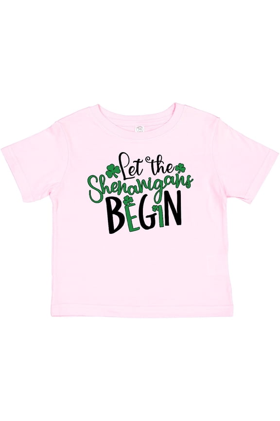 St. Patrick's Day Let the Shenanigans Begin Boys or Girls Baby T-Shirt