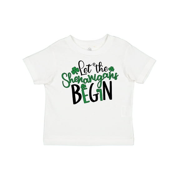 Inktastic St. Patrick's Day Let the Shenanigans Begin Boys or Girls Toddler T-Shirt