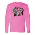 thumbnail image 1 of Inktastic St. Patrick's Day Let the Shenanigans Begin Long Sleeve T-Shirt, 1 of 5