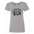 thumbnail image 1 of Inktastic St. Patrick's Day Let the Shenanigans Begin Women's T-Shirt, 1 of 5