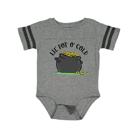 Inktastic St. Patrick's Day Lil' Pot of Gold Boys or Girls Baby Bodysuit