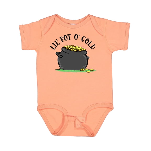 Inktastic St. Patrick's Day Lil' Pot of Gold Boys or Girls Baby Bodysuit