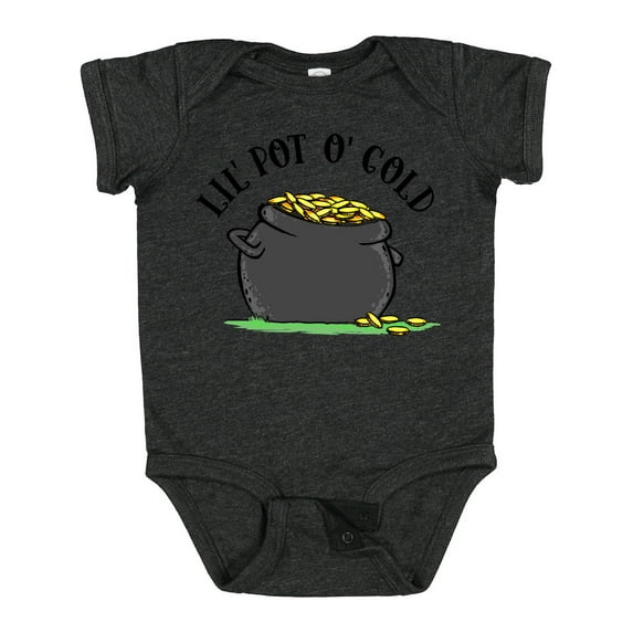 Inktastic St. Patrick's Day Lil' Pot of Gold Boys or Girls Baby Bodysuit