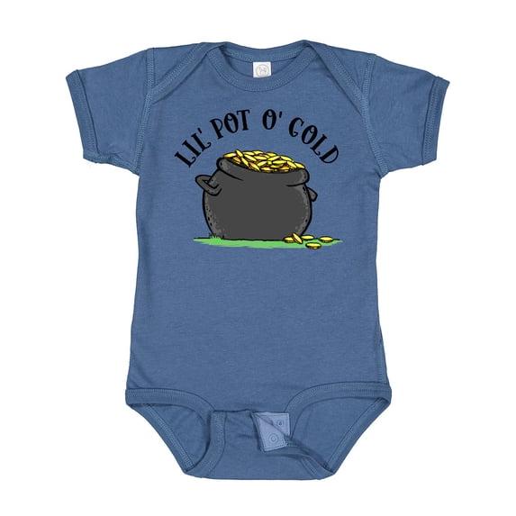 Inktastic St. Patrick's Day Lil' Pot of Gold Boys or Girls Baby Bodysuit