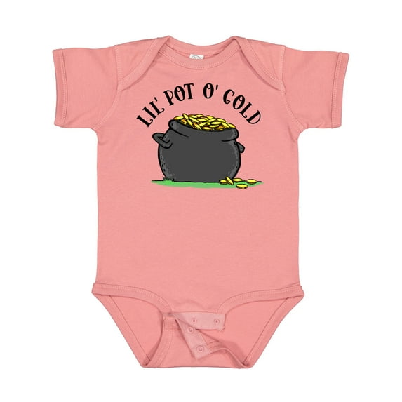 Inktastic St. Patrick's Day Lil' Pot of Gold Boys or Girls Baby Bodysuit