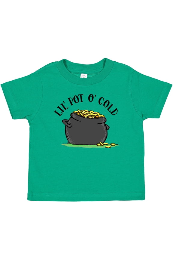 St. Patrick's Day Lil' Pot of Gold Boys or Girls Baby T-Shirt