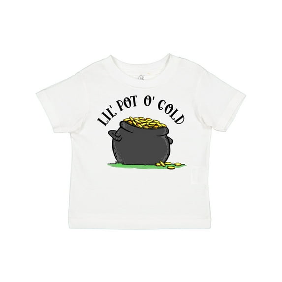 Inktastic St. Patrick's Day Lil' Pot of Gold Boys or Girls Toddler T-Shirt
