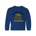 thumbnail image 1 of Inktastic St. Patrick's Day Lil' Pot of Gold Long Sleeve Youth T-Shirt, 1 of 5