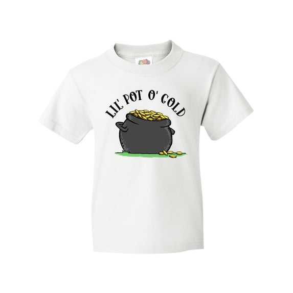Inktastic St. Patrick's Day Lil' Pot of Gold Youth T-Shirt
