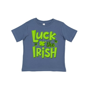 Inktastic St. Patrick's Day Luck O' the Irish Shamrock Replacing O Boys or Girls Toddler T-Shirt