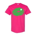 thumbnail image 1 of Inktastic St. Patrick's Day Lucky Lips with White Shamrock T-Shirt, 1 of 5