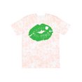 thumbnail image 1 of Inktastic St. Patrick's Day Lucky Lips with White Shamrock T-Shirt, 1 of 5