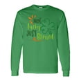 thumbnail image 1 of Inktastic St. Patrick's Day Not Lucky Just Blessed with Clover Long Sleeve T-Shirt, 1 of 5
