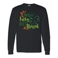 thumbnail image 1 of Inktastic St. Patrick's Day Not Lucky Just Blessed with Clover Long Sleeve T-Shirt, 1 of 5