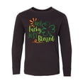 thumbnail image 1 of Inktastic St. Patrick's Day Not Lucky Just Blessed with Clover Long Sleeve Youth T-Shirt, 1 of 5
