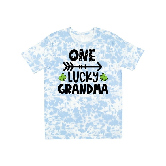 Inktastic St. Patrick's Day One Lucky Grandma with Shamrocks T-Shirt