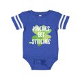 thumbnail image 1 of Inktastic St. Patrick's Day Pinches Get Stitches Boys or Girls Baby Bodysuit, 1 of 5
