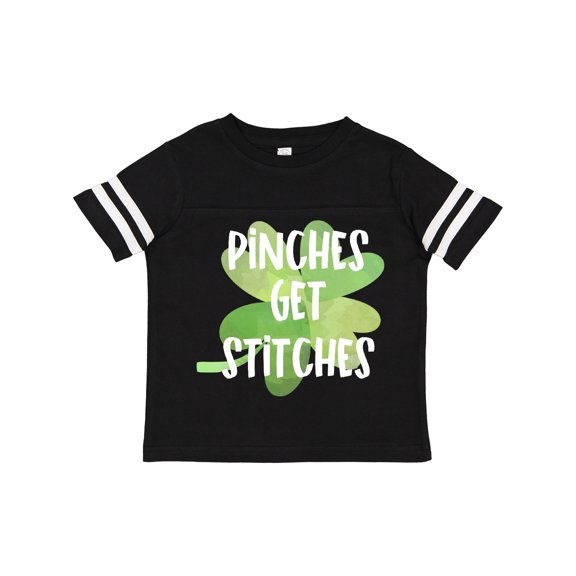Inktastic St. Patrick's Day Pinches Get Stitches Boys or Girls Toddler T-Shirt