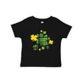 thumbnail image 1 of Inktastic St. Patrick's Day Plaid Green and Yellow Shamrocks Boys or Girls Baby T-Shirt, 1 of 5