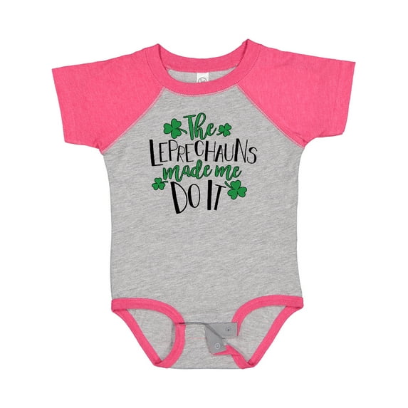 Inktastic St. Patrick's Day the Leprechauns Made Me Do It Boys or Girls Baby Bodysuit