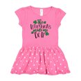 thumbnail image 1 of Inktastic St. Patrick's Day The Leprechauns Made me Do It Gift Baby Girl Dress, 1 of 4