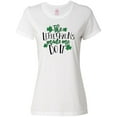 thumbnail image 1 of Inktastic St. Patrick's Day The Leprechauns Made me Do It Women's T-Shirt, 1 of 5