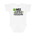 thumbnail image 1 of Inktastic St. Patrick's Day Wee Little Hooligan with Clovers Boys or Girls Baby Bodysuit, 1 of 5