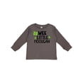 thumbnail image 1 of Inktastic St. Patrick's Day Wee Little Hooligan with Clovers Boys or Girls Long Sleeve Toddler T-Shirt, 1 of 5
