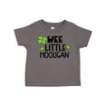 thumbnail image 1 of Inktastic St. Patrick's Day Wee Little Hooligan with Clovers Boys or Girls Toddler T-Shirt, 1 of 5
