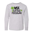 thumbnail image 1 of Inktastic St. Patrick's Day Wee Little Hooligan with Clovers Long Sleeve Youth T-Shirt, 1 of 5