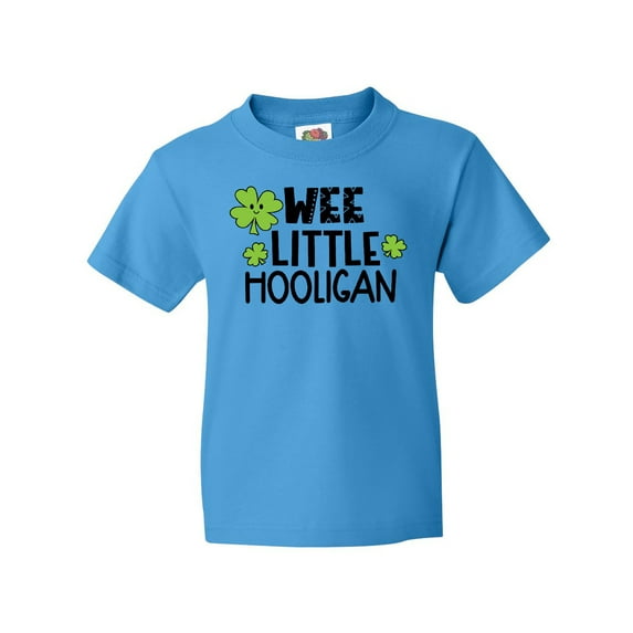 Inktastic St. Patrick's Day Wee Little Hooligan with Clovers Youth T-Shirt